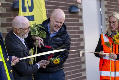 Det allra första färdigställda Kombohuset inom Sveriges Allmännyttas ramavtal, en ny generation kombohus, har nu invigts i Habo. JSB står som leverantör till huset Bo Punkt i Habo och beställare är Habo Bostäder. Foto: Marcus Vilson