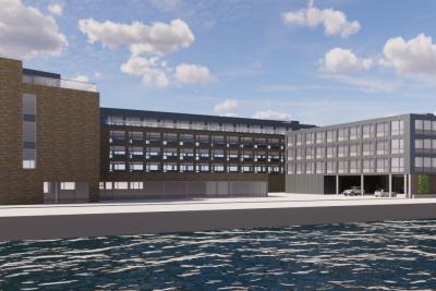 JSB Construction AB har fått uppdraget att genomföra om- och tillbyggnation av Scandic hotell på Borgmästarkajen i centrala Karlskrona till Midstar. Bild: Midstar